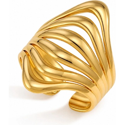 Olivie 10354 viacvrstvový prsteň GOLD