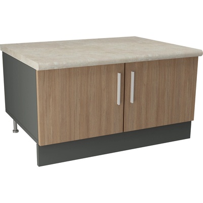 DST Кухненски модул MK-55 dst, 450/600/600-480, антрацит и дъб амбер