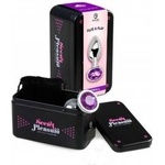 Secret Play Lila S Intimate Metal Plug with Crystal Base, Purple, 7.5 cm