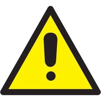 APLI самозалепващ стикер "Внимание! (10702180)