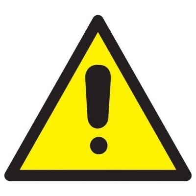 APLI самозалепващ стикер "Внимание! (10702180)