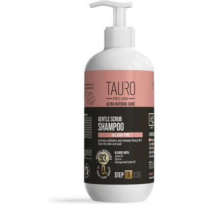 Tauro Pro Line TPL Jemný peelingový šampon Ultra Natural Care 3785 ml
