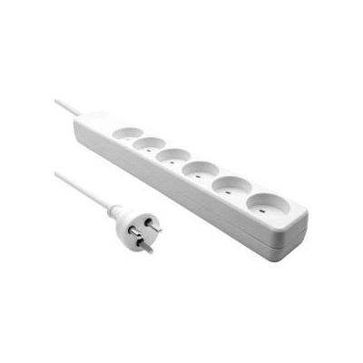 ProXtend Danish EDB Power Strip 6-way 1M White