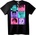 NOONEBRAND Тениска One Direction цветни блокове - XS, White