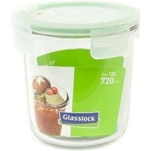 Glasslock Kulatá skleněná dóza vysoká 720 ml