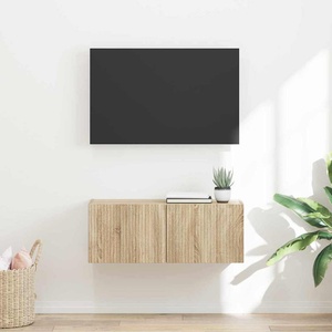 vidaXL TV стенен шкаф 78, 5 x 31 x 29, 5 см Сонома Инженерна дървесина (892213)