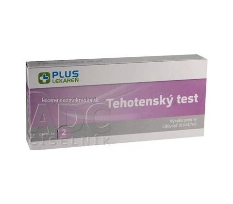 PlusLekáreň tehotenský test 2 ks
