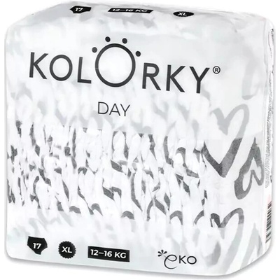 Kolorky DAY Hearts XL 12-16 kg 17 ks
