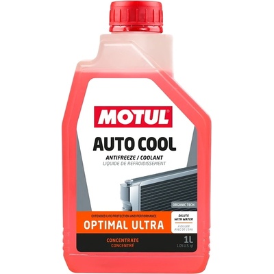 Motul Антифриз motul auto cool optimal ultra g12+ Червен 1 литър
