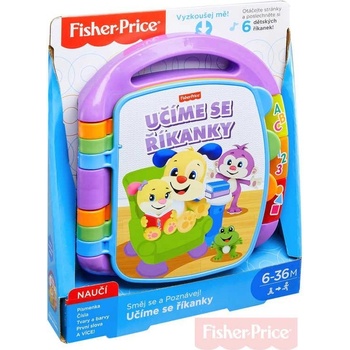 Fisher-Price Baby knížka hudební učíme se říkanky CZ na baterie Světlo Zvuk