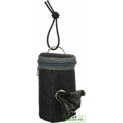 Trixie Nylonové pouzdro na sáčky na trus 2 role sáčků á 15 ks různé barvy černá