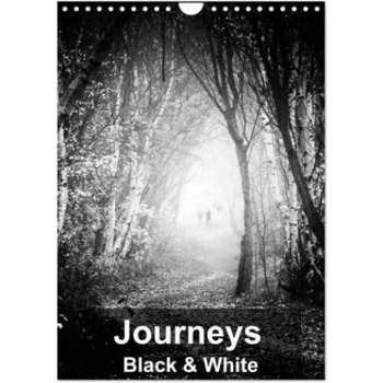 Calvendo Journeys - Black & White (Wall Calendar 2026 DIN A4 portrait), CALVENDO 12 Month Wall Calendar | Calvendo, Rory Garforth