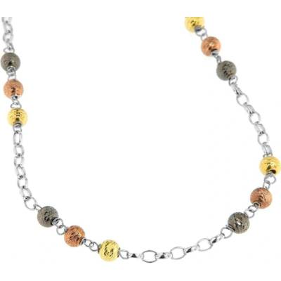 InfinitySilver Strieborný náhrdelník s guľôčkami 33008484