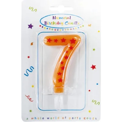 Procos Свещ за рожден ден 7 със звездички