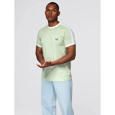 Ombre pánské triko S1632 LIGHT MINT