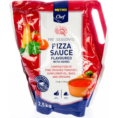 Metro Chef Omáčka na pizzu bylinky 2,5 kg