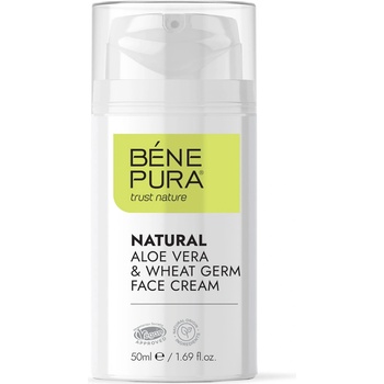 Benepura Крем за лице с алое вера и пшеничен зародиш - 50мл