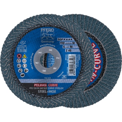 Pferd Brúsny lamelový kotúč 150 x 22,2 mm 40 4007220844939