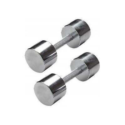 Spartan-Sport Chrómované činky 2 x 2 kg