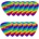 Fender 351 Shape Premiums 12 Rainbow Перце за китара (1980351103)
