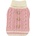 Tiger`s Heart Плетен пуловер за куче Pink Cable Knit
