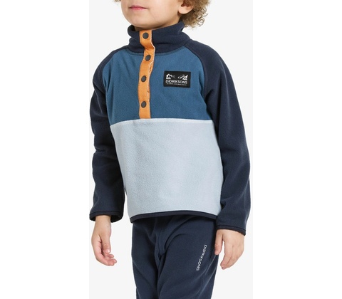 Didriksons Monte Half Button 4 cloud blue