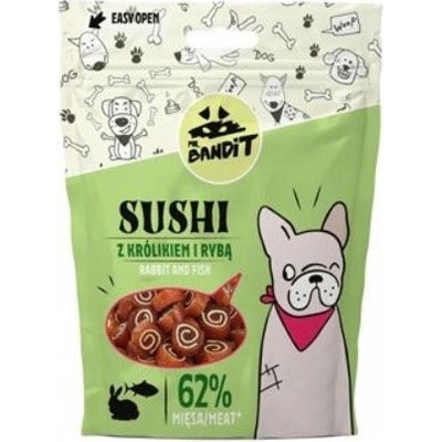 Mr.Bandit pochoutka SUSHI králík a ryba 80 g