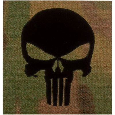 Clawgear Nášivka Clawgear Punisher IR, Multicam