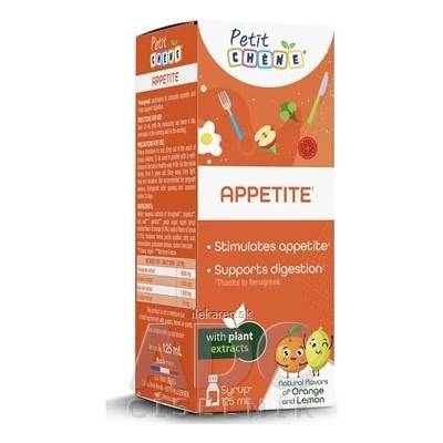 Petit CHENE APPETITE detský sirup, s pomarančovou a citrónovou arómou 1x125 ml