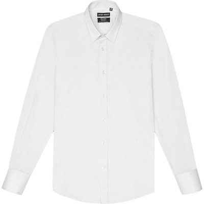 Antony Morato Риза с дълъг ръкав Antony morato MMSL00694-FA450010 Long Sleeve Shirt - White