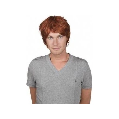 Astérix Aster Mens Brown Wig Lux