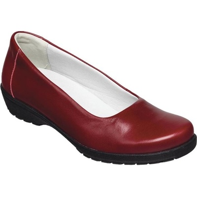 Santé CS/8032 zdravotní kožené baleriny červená – Zboží Dáma