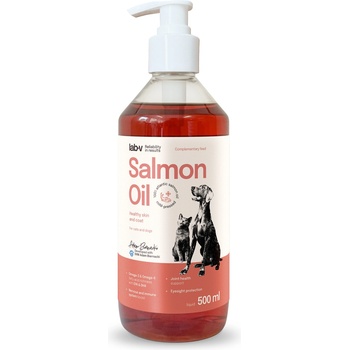 Lab-v Сьомгово масло за кучета и котки 500мл