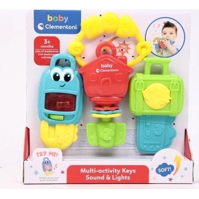 Clementoni Baby Mulri Activity Key Sound & Lights (17914) (17914)