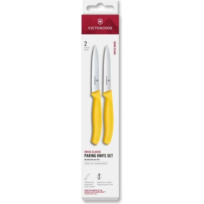 Victorinox Swiss Classic 10 cm sada 2 ks žltá plast