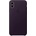 Apple iPhone Leather Case - оригинален кожен кейс (естествена кожа) за iPhone X (лилав)