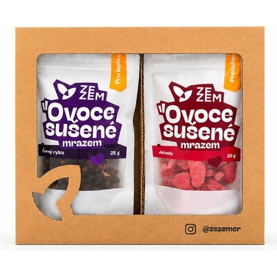 ZEZEM Dárkový balíček: 6x ovoce sušené mrazem