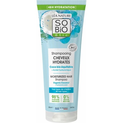 So´Bio étic Shampoo hydratační kokos a kyselina hyaluronová 250 ml
