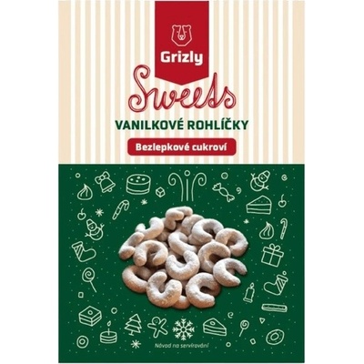 GRIZLY Sweets Směs na vanilkové rohlíčky bezlepkové 440 g