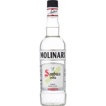 Sambuca Molinari Extra 40% 1 l (čistá fľaša)