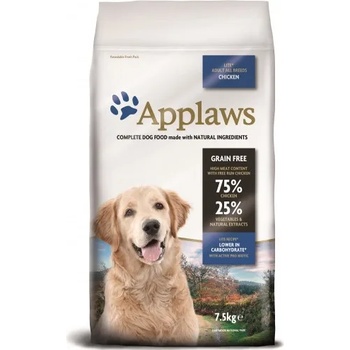 Applaws Adult All Breeds Lite GRAIN FREE - диетична храна за израстнали кучета от всички породи над 12 месеца 75% пиле 7, 5 кг DD4575DL