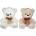 SUN-DAY Teddy bear with bow 2 designs