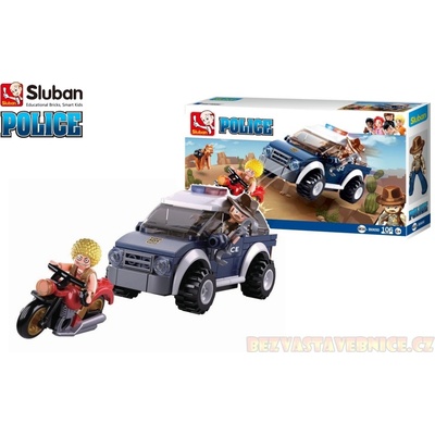 Sluban B0650 Offroad a zloděj na motorce