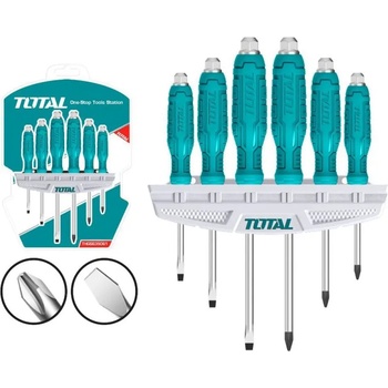 Image 1 of TOTAL Комплект удaрни отвертки с държач TOTAL, SL, PH, 6 части (TL THGSS35061)