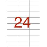 APLI Универсален етикет, 70x37 mm, APLI, 240 етикета в опаковка 12923 (12923)