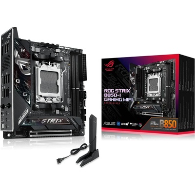 ROG STRIX B850-I GAMING WIFI, AM5, DDR5, WiFi 7 Дънна платка (90MB1K30-M0EAY0)
