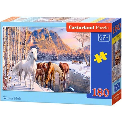 Castorland Пъзел Castorland от 180 части - Зимно разтопяване (B-018505)