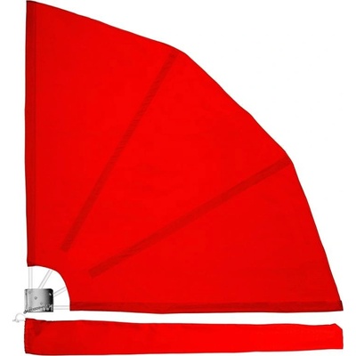 STILISTA balkónová tieniaca zástena, 140 x 140 cm, červená