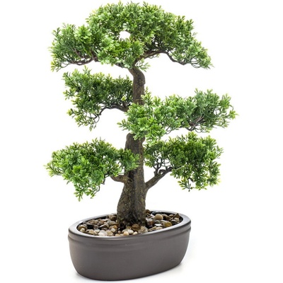 Umělý Bonsai Ficus mini v květináči, 43cm
