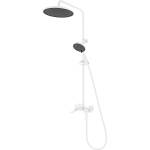 FDesign Душ колона с монокомандна батерия FDesign Zaffiro, бял мат (FD1-ZFR-7USET1-33)